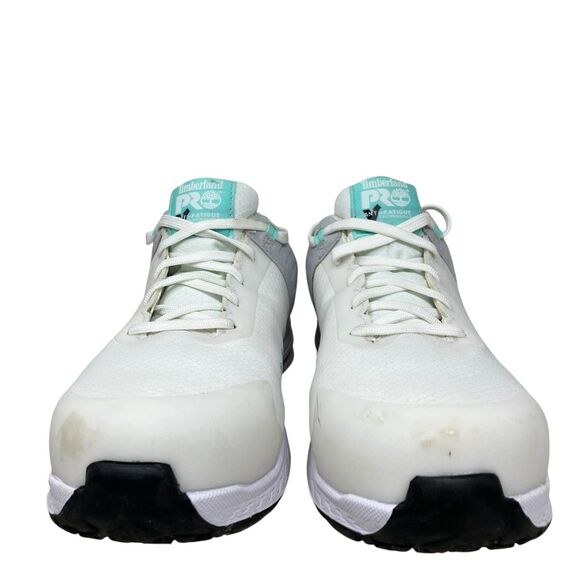 Timberland PRO Composite Toe Sneakers 8.5 White Overdrive Grey  Safety - Picture 2 of 14